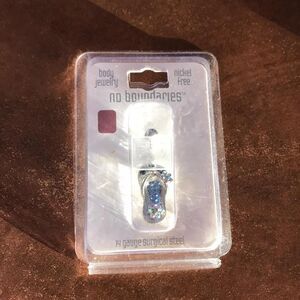 Nickel free 14 gauge belly button ring